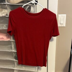 Target Red Short Sleeve Women's Tee